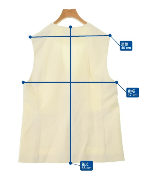 UNITED ARROWS（ユナイテッドアローズ）ベスト 白 サイズ:-(M位) レディース/2200614609042