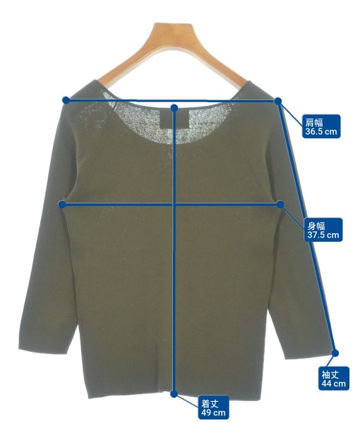 UNITED ARROWS（ユナイテッドアローズ）ニット・セーター カーキ サイズ:F レディース/2200634700170