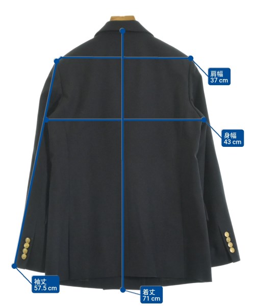 UNITED ARROWS（ユナイテッドアローズ）テーラードジャケット 紺 サイズ:38(M位) レディース/2200610876035