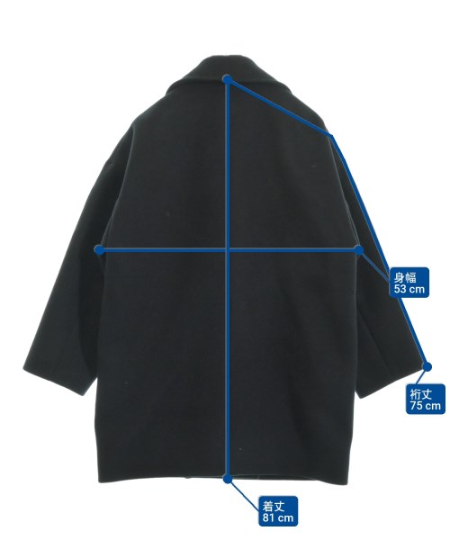 UNITED ARROWS（ユナイテッドアローズ）ピーコート 紺 サイズ:36(S位) レディース/2200610876042