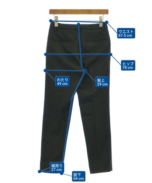 UNITED ARROWS（ユナイテッドアローズ）スラックス 黒 サイズ:36(S位) レディース/2200610876714