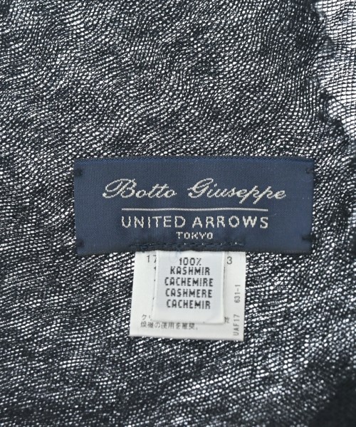 UNITED ARROWS（ユナイテッドアローズ）ストール 黒 サイズ:- レディース/2200622523071