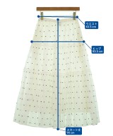 UNITED ARROWS（ユナイテッドアローズ）ひざ丈スカート 白 サイズ:-(M位) レディース/2200622723051