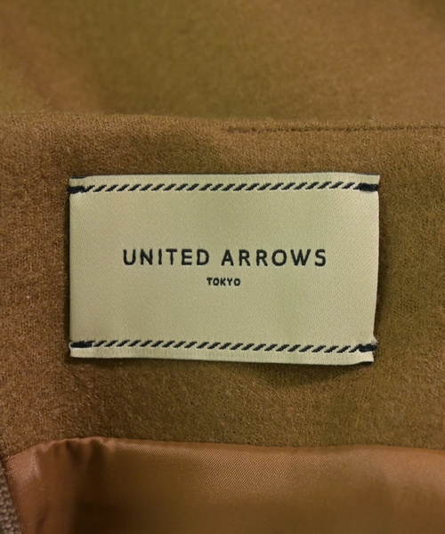 UNITED ARROWS（ユナイテッドアローズ）ひざ丈スカート 茶 サイズ:36(S位) レディース/2200623414026
