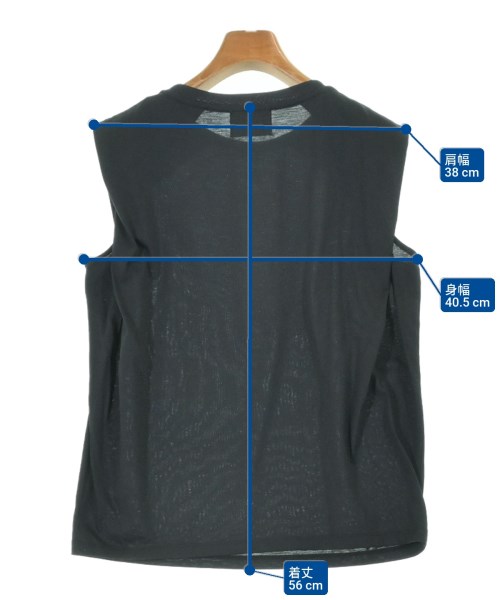 UNITED ARROWS（ユナイテッドアローズ）ノースリーブ 黒 サイズ:F レディース/2200617658085