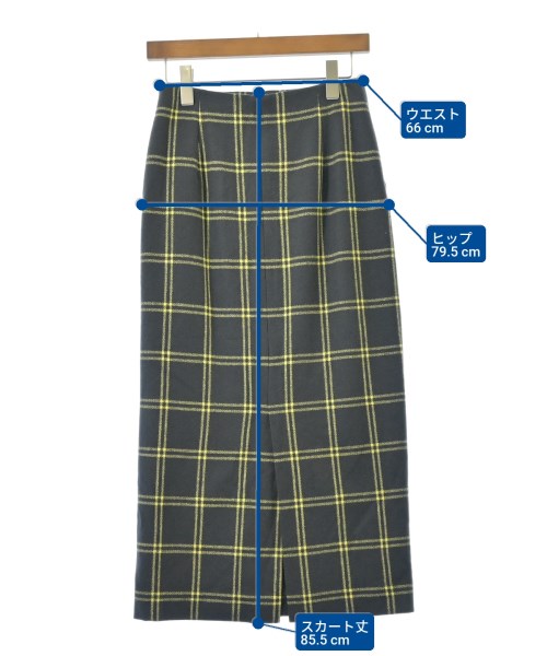 UNITED ARROWS（ユナイテッドアローズ）ロング・マキシ丈スカート グレー サイズ:38(M位) レディース/2200613546010