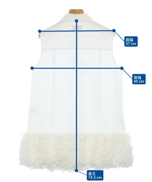 UNITED ARROWS（ユナイテッドアローズ）カジュアルシャツ 白 サイズ:F レディース/2200613743242