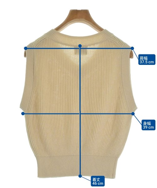 UNITED ARROWS（ユナイテッドアローズ）ベスト ベージュ サイズ:-(L位) レディース/2200624677055