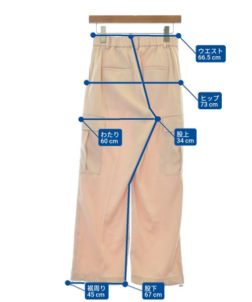 UNITED ARROWS（ユナイテッドアローズ）カーゴパンツ ピンク サイズ:36(S位) レディース/2200625833030