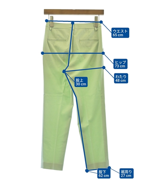 UNITED ARROWS（ユナイテッドアローズ）スラックス 緑 サイズ:34(XS位) レディース/2200617439035