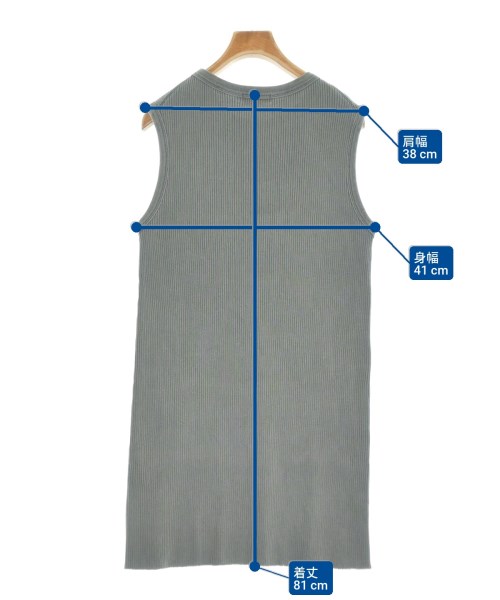 UNITED ARROWS（ユナイテッドアローズ）ノースリーブ グレー サイズ:F レディース/2200612126060