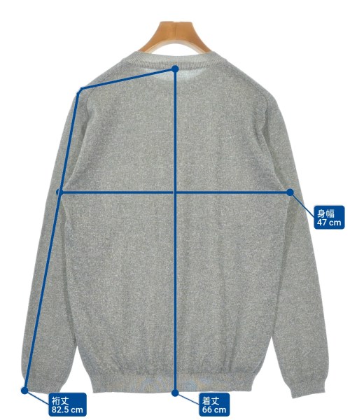 UNITED ARROWS（ユナイテッドアローズ）ニット・セーター グレー サイズ:S メンズ/2200626669119