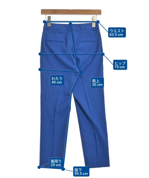 UNITED ARROWS（ユナイテッドアローズ）スラックス 青 サイズ:34(XS位) レディース/2200617241065