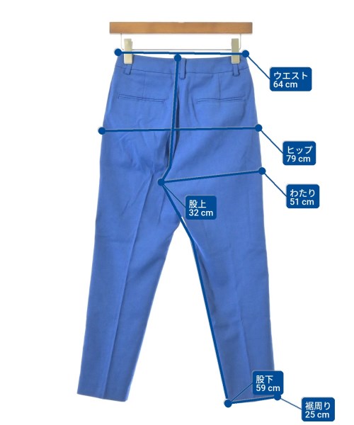 UNITED ARROWS（ユナイテッドアローズ）スラックス 青 サイズ:34(XS位) レディース/2200627139130