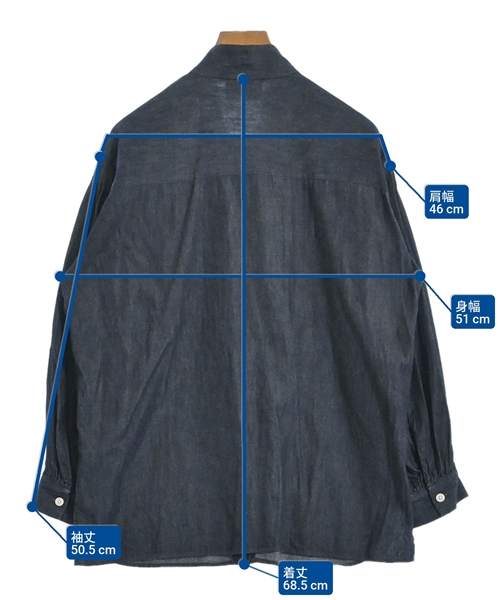 UNITED ARROWS（ユナイテッドアローズ）ブラウス 紺 サイズ:F レディース/2200614702088