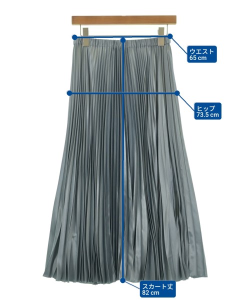 UNITED ARROWS（ユナイテッドアローズ）ロング・マキシ丈スカート 青 サイズ:36(S位) レディース/2200618001040