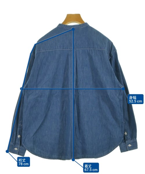 UNITED ARROWS（ユナイテッドアローズ）カジュアルシャツ 青 サイズ:F レディース/2200628779083