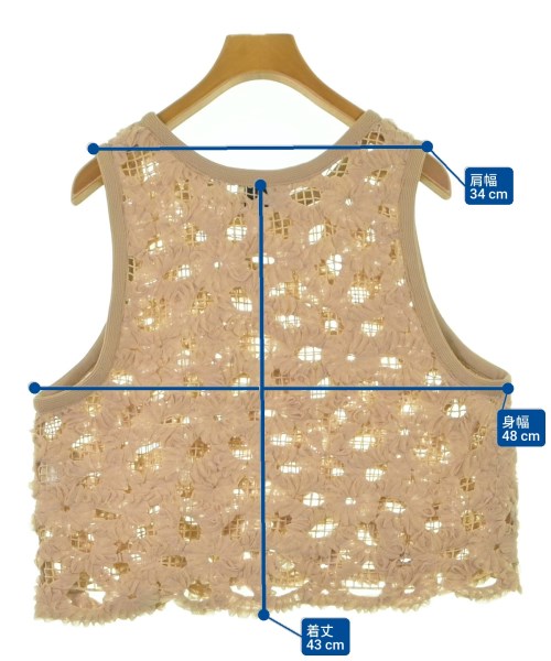 UNITED ARROWS（ユナイテッドアローズ）ブラウス ベージュ サイズ:F レディース/2200628779465