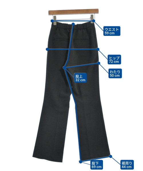 UNITED ARROWS（ユナイテッドアローズ）スラックス 黒 サイズ:34(XS位) レディース/2200616371022