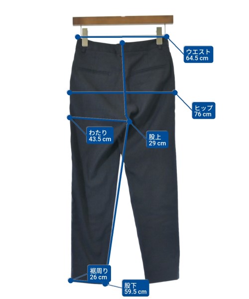 UNITED ARROWS（ユナイテッドアローズ）クロップドパンツ 紺 サイズ:34(XS位) レディース/2200616371039