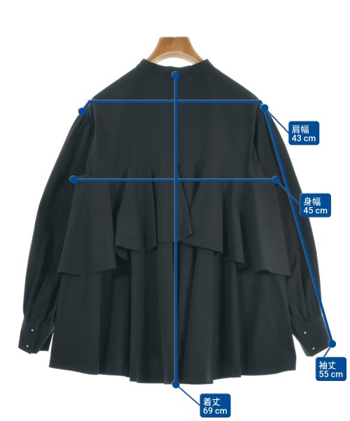 UNITED ARROWS（ユナイテッドアローズ）カジュアルシャツ 黒 サイズ:36(S位) レディース/2200632145034