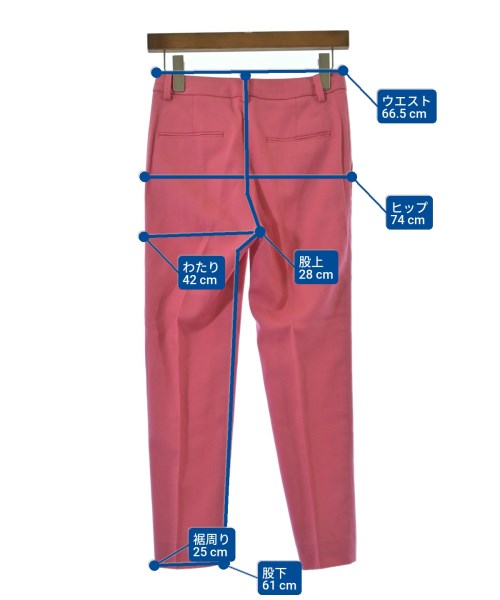 UNITED ARROWS（ユナイテッドアローズ）スラックス ピンク サイズ:34(XS位) レディース/2200618691142