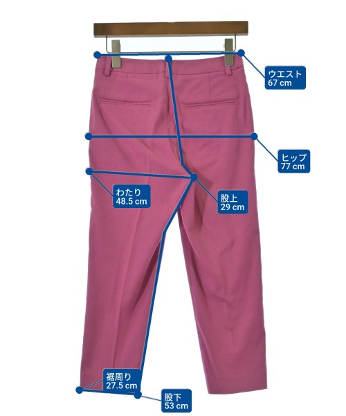UNITED ARROWS（ユナイテッドアローズ）スラックス ピンク サイズ:34(XS位) レディース/2200618691197