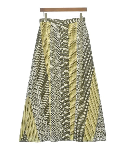 UNITED ARROWS（ユナイテッドアローズ）ロング・マキシ丈スカート 黄 サイズ:42(L位) レディース/2200619960025