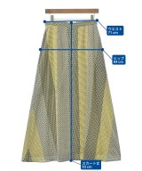 UNITED ARROWS（ユナイテッドアローズ）ロング・マキシ丈スカート 黄 サイズ:42(L位) レディース/2200619960025