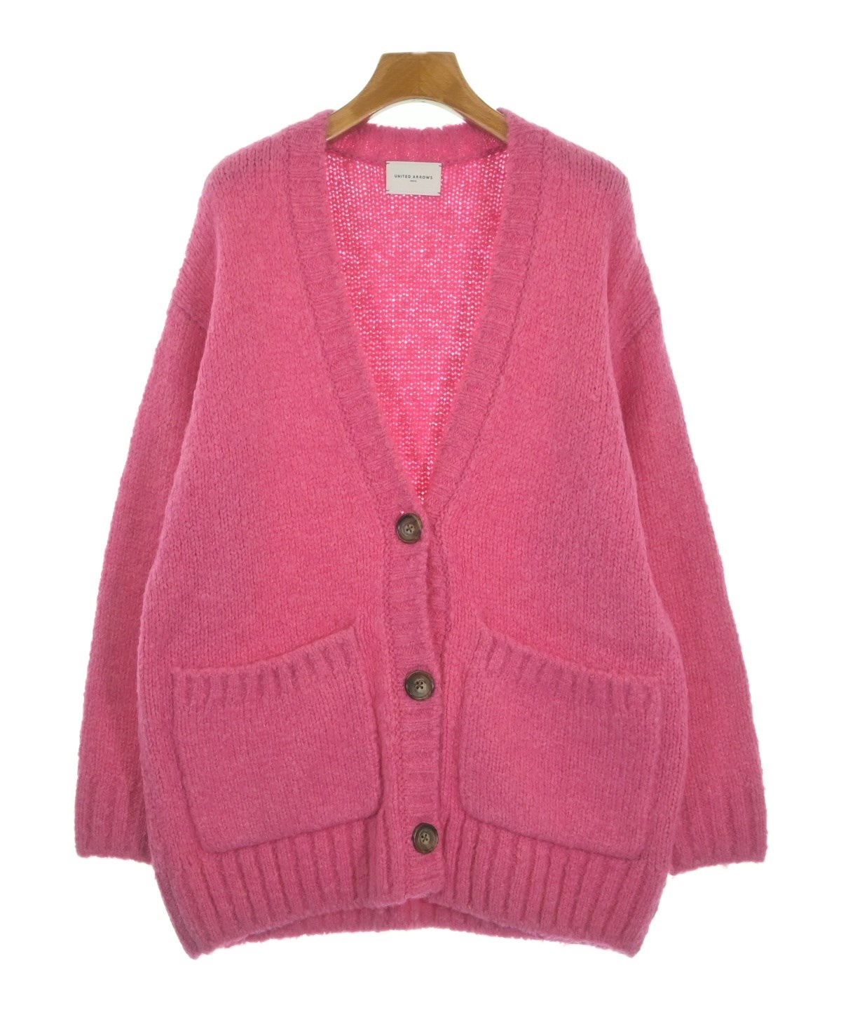 UNITED ARROWS（ユナイテッドアローズ）カーディガン ピンク サイズ:F