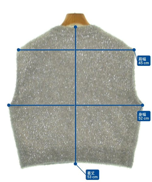 UNITED ARROWS（ユナイテッドアローズ）ベスト/ノースリーブ グレー サイズ:F レディース/2200614608076