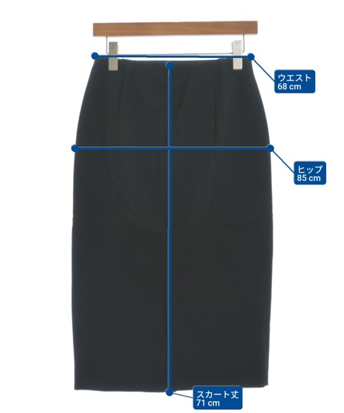 UNITED ARROWS（ユナイテッドアローズ）ロング・マキシ丈スカート 黒 サイズ:38(M位) レディース/2200633689032