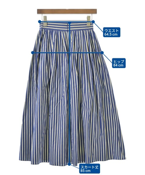 UNITED ARROWS（ユナイテッドアローズ）ロング・マキシ丈スカート 紺 サイズ:36(S位) レディース/2200630650073