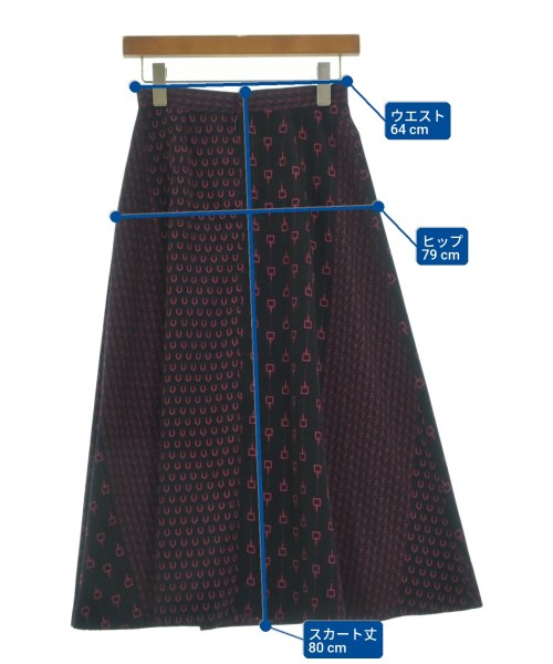 UNITED ARROWS（ユナイテッドアローズ）ロング・マキシ丈スカート 黒 サイズ:38(M位) レディース/2200604135049