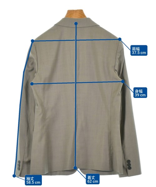 UNITED ARROWS（ユナイテッドアローズ）テーラードジャケット ベージュ サイズ:38(M位) レディース/2200608198019
