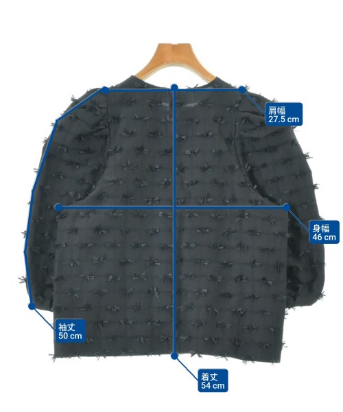 UNITED ARROWS（ユナイテッドアローズ）ブラウス 黒 サイズ:38(M位) レディース/2200605707023