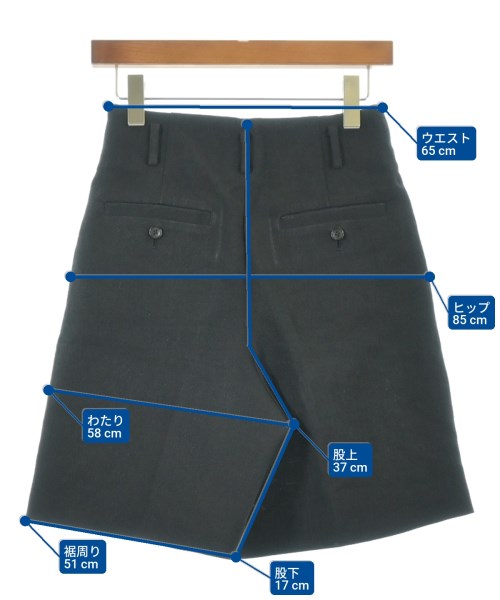 UNITED ARROWS（ユナイテッドアローズ）ショートパンツ 黒 サイズ:36(S位) レディース/2200609967256