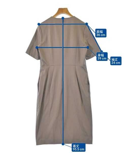 UNITED ARROWS（ユナイテッドアローズ）ワンピース 茶 サイズ:38(M位) レディース/2200606900010