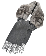 UNITED ARROWS（ユナイテッドアローズ）マフラー グレー サイズ:- レディース/2200612909038