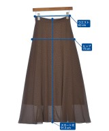 UNITED ARROWS（ユナイテッドアローズ）ロング・マキシ丈スカート 茶 サイズ:36(S位) レディース/2200610388118