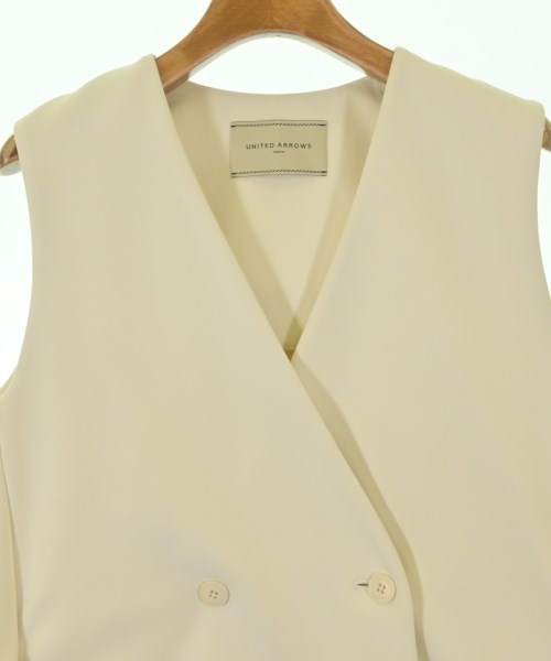 UNITED ARROWS（ユナイテッドアローズ）ベスト 白 サイズ:36(S位) レディース/2200608589091