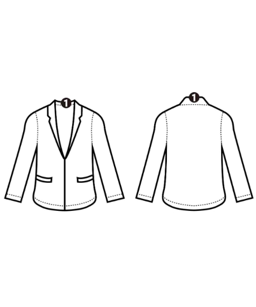 UNITED ARROWS（ユナイテッドアローズ）ノーカラージャケット 白 サイズ:38(M位) レディース/2200614121148
