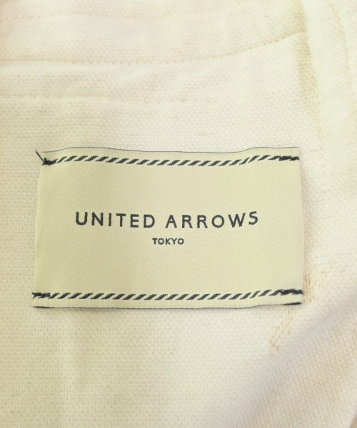 UNITED ARROWS（ユナイテッドアローズ）ノーカラージャケット 白 サイズ:38(M位) レディース/2200614121148