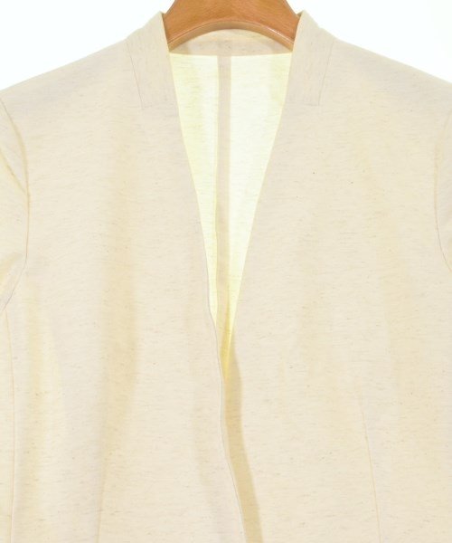 UNITED ARROWS（ユナイテッドアローズ）ノーカラージャケット 白 サイズ:38(M位) レディース/2200614121148