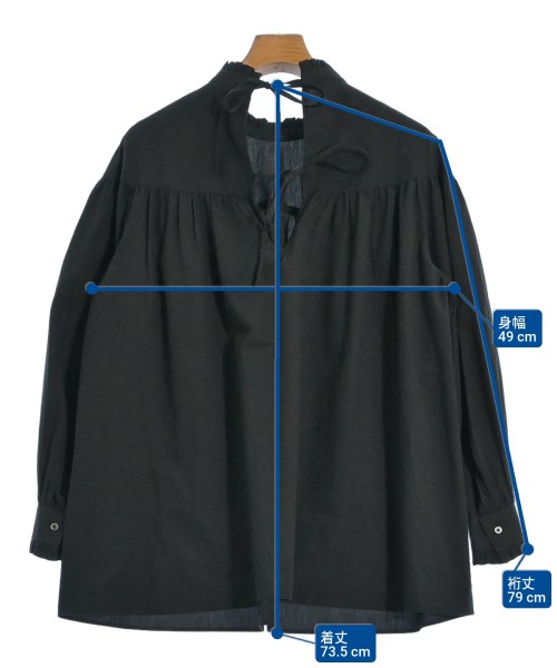 UNITED ARROWS（ユナイテッドアローズ）ブラウス 黒 サイズ:36(S位) レディース/2200609525081