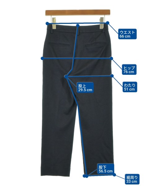 UNITED ARROWS（ユナイテッドアローズ）クロップドパンツ 紺 サイズ:36(S位) レディース/2200608368023
