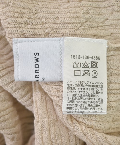 UNITED ARROWS（ユナイテッドアローズ）Tシャツ・カットソー ベージュ サイズ:F レディース/2200611052124