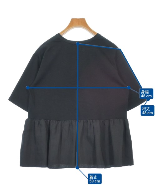 UNITED ARROWS（ユナイテッドアローズ）Tシャツ・カットソー 黒 サイズ:F レディース/2200615857022