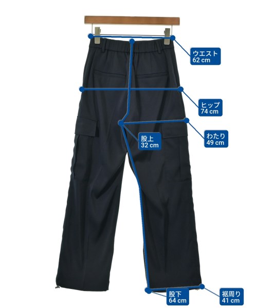 UNITED ARROWS（ユナイテッドアローズ）カーゴパンツ 紺 サイズ:34(XS位) レディース/2200610918032
