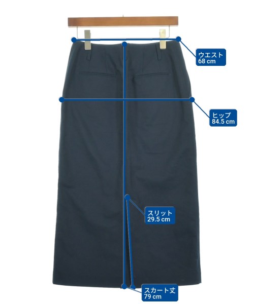 UNITED ARROWS（ユナイテッドアローズ）ロング・マキシ丈スカート 紺 サイズ:38(M位) レディース/2200614006025